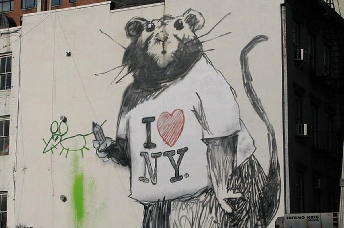 Louis Vuitton Gucci Chanel Fashion Rat Set Banksy Pop Art Graffiti