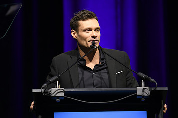 Ryan Seacrest presents welcome remarks.