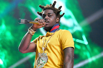 Kodak Black performs onstage at the Rolling Loud Festival