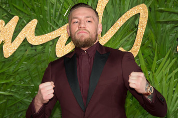 Conor McGregor attends the Fashion Awards 2017.