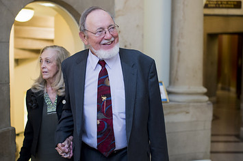 Rep. Don Young, R Alaska, and his wife Anne Garland Walton