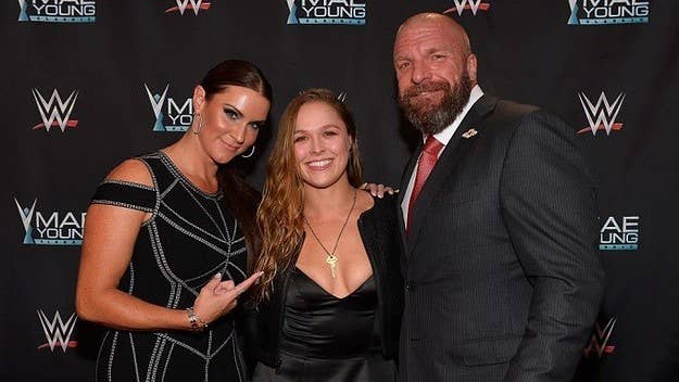 Ronda Rousey's time in the WWE got off to an interesting start.