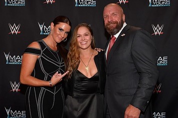 Stephanie McMahon, Ronda Rousey, Triple H