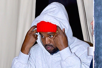 Kanye West in Manhattan