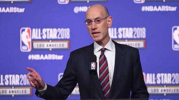 Adam Silver ponders a playoff format that just seeds eight teams from each conference 1-16 based on their records.