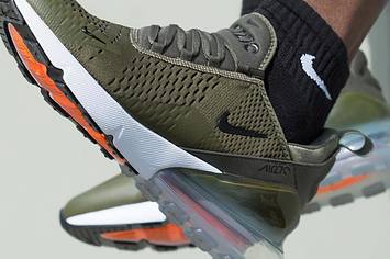 Nike Air Max 270 Olive Release Date AH8050 201 On Foot