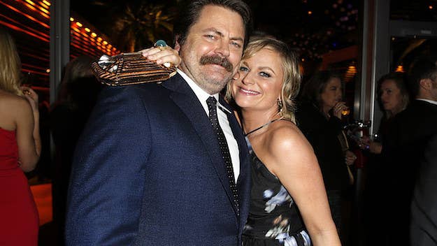Amy Poehler, Mike Schur, and Nick Offerman don't want their "good natured" show associated with the NRA.