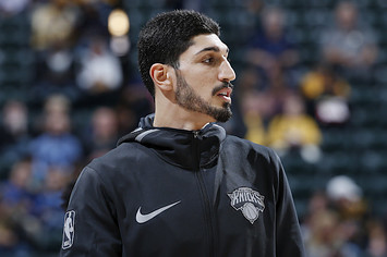 Enes Kanter before a loss to the Pacers.