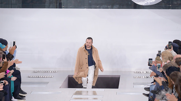 A look from the Louis Vuitton Fall-Winter 2018 Fashion Show by Kim Jones.  See all the looks now at louisvuitton.com.