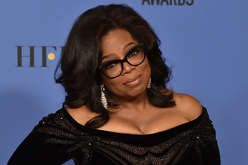 This is Oprah Winfrey at the Golden Globes.