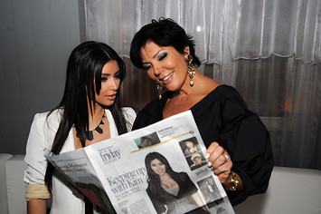 Kim Kardashian and Kris Jenner in 2009.