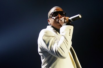 Jay Z performs.