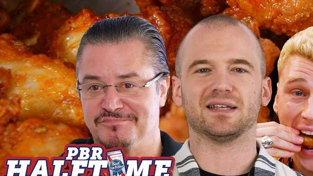Featuring special episodes of Sean in the Wild and Hot Ones, along with a couple of kick-ass performances from Dead Cross and Machine Gun Kelly, First We Feast presents the PBR Halftime Show.