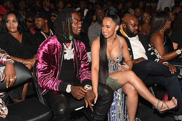 Cardi B Freshens Up Her Thigh Tattoo After a Decade