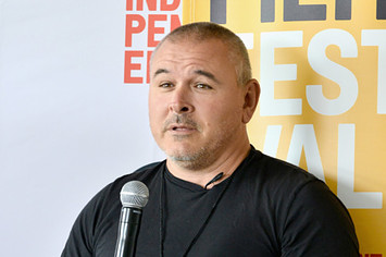 Tim Miller speaks onstage at Coffee Talks: Directors during the 2016 Los Angeles Film Festival