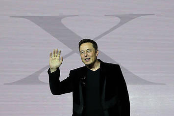 Elon Musk at a Tesla X event in 2015.