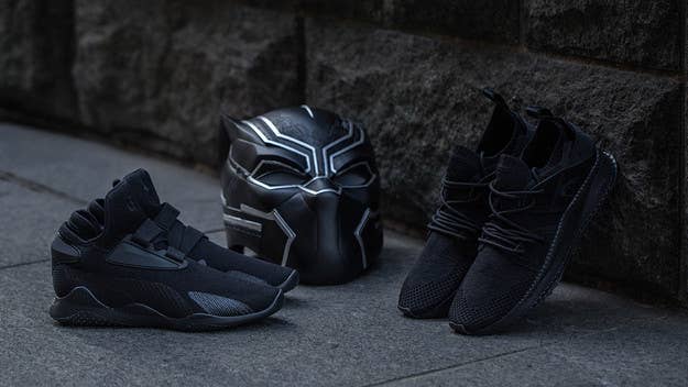 The Puma x Bait x Black Panther collab will release on Feb. 10.