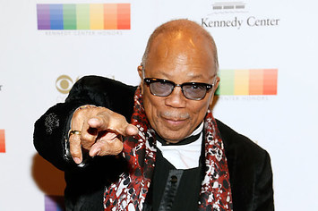 Quincy Jones attends the 40th Kennedy Center Honors.