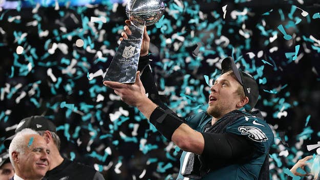 Foles: "I might have just won a Super Bowl, but, hey, we still have daily struggles, I still have daily struggles."