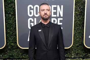 Justin Timberlake at the Golden Globes.