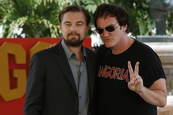 Leonardo DiCaprio and Quentin Tarantino.