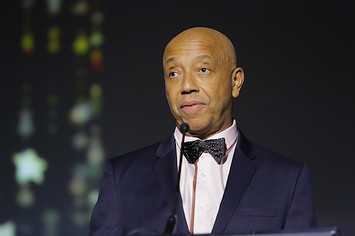 Music producer Russell Simmons speaks onstage at the 2017 Make a Wish Gala.
