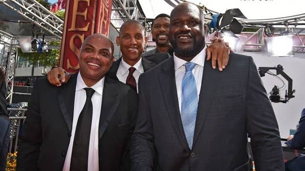 Shaq tried to whisper something at Charles Barkley on 'Inside the NBA' on Thursday night, but everyone at home heard it.