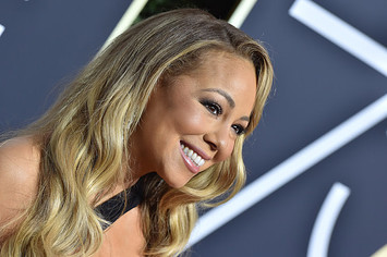 Mariah Carey at the 75th Annual Golden Globe Awards.