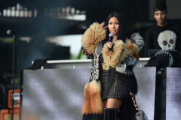 Nicki Minaj performs onstage during the Meadows Music and Arts Festival.