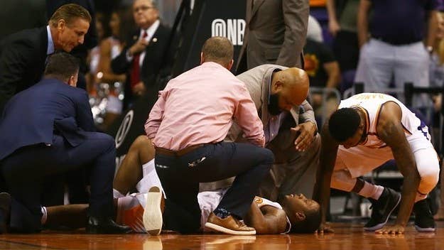 Suns guard Isaiah Canaan suffered a gruesome ankle injury during a game on Wednesday night.