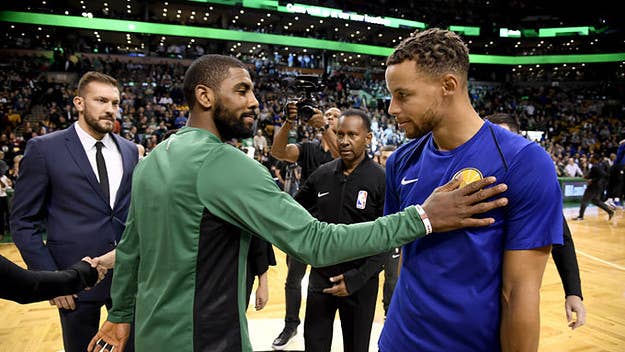 Steph Curry says he still can't watch Kyrie Irving's clutch 3-pointer from Game 7 of the 2016 NBA Finals.