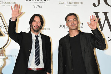 Keanu Reeves and director Chad Stahelski