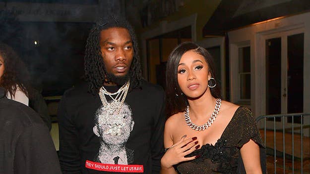 Cardi B sticks up for Offset after a fan said she deserved better. 