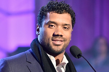 Russell Wilson at the BET Presents 19th Annual Super Bowl Gospel Celebration.