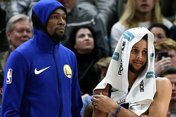 Kevin Durant and Steph Curry.