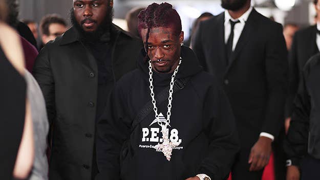 Lil Uzi Vert gave a shoutout to his favorite breakfast treat during a red carpet interview before the Grammys.