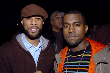 Common and Kanye West during 4th Annual 'ten' Fashion Show.