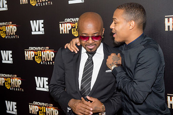 Bow Wow and Jermanie Dupri attend the 'Growing Up Hip Hop Atlanta' premiere