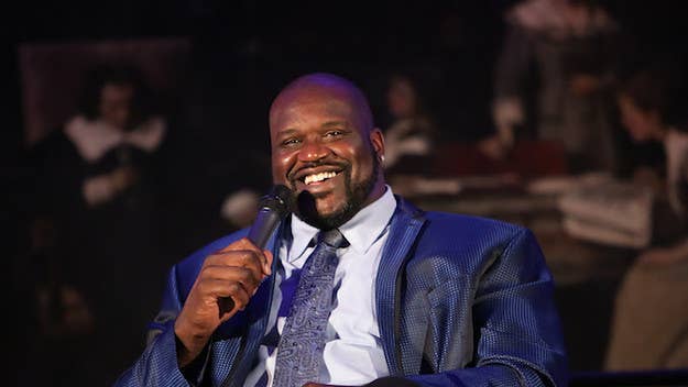 Shaq is a lip-syncing master.
