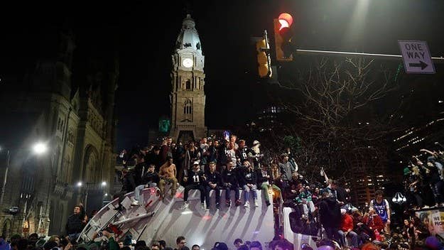 The Philadelphia mayor wants the "knucklehead contingent" to stay home during the Eagles Super Bowl championship parade.