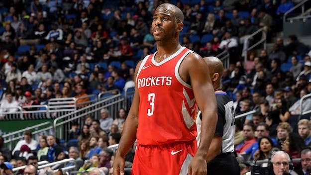 Chris Paul called out NBA official Scott Foster following a questionable technical foul call during Wednesday night's contest between the Houston Rockets and Portland Trail Blazers.