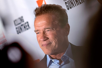Arnold Schwarzenegger at the premiere Of Saban Films' 'Killing Gunther'