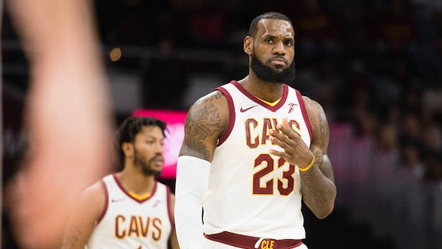 LeBron James messed around and got a quadruple-double, but it wasn't a particularly good day for the Cavaliers star.