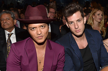 This is a photo of Bruno Mars and Mark Ronson.