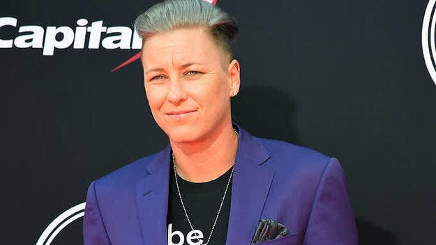 Retired soccer star Abby Wambach also says the thieves vandalized the car with "hate speech." 