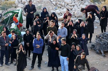 Iran earthquake survivors