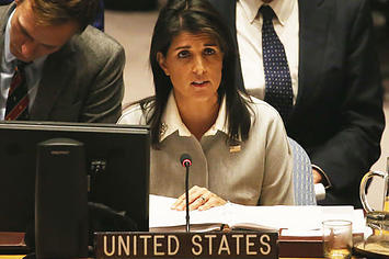 UN Ambassador Nikki Haley