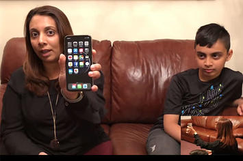 10 year old kid unlocks mom's iPhone with Face ID.
