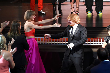 Taylor Swift and Ed Sheeran.
