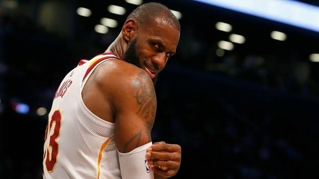 LeBron James spoke with reporters about the Arthur meme he posted on Instagram on Tuesday night.